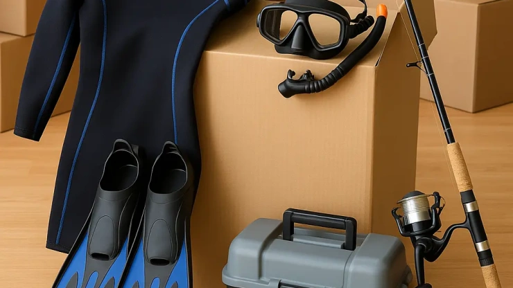 Στολές κατάδυσης & Είδη αλίειας – Μετακόμιση στρατηγικά