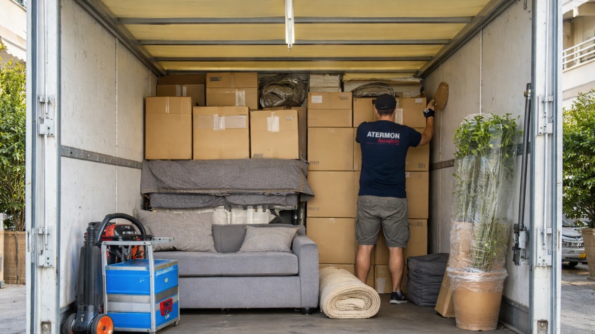 Μετακόμιση Γκαρσονιέρας στο Ίλιον – Μεταφορική Atermon Moving